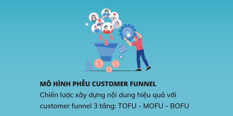 mô hình phễu customer 3 tầng